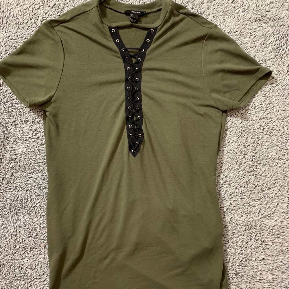 army green dress